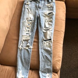 American Eagle hi-rise jegging!